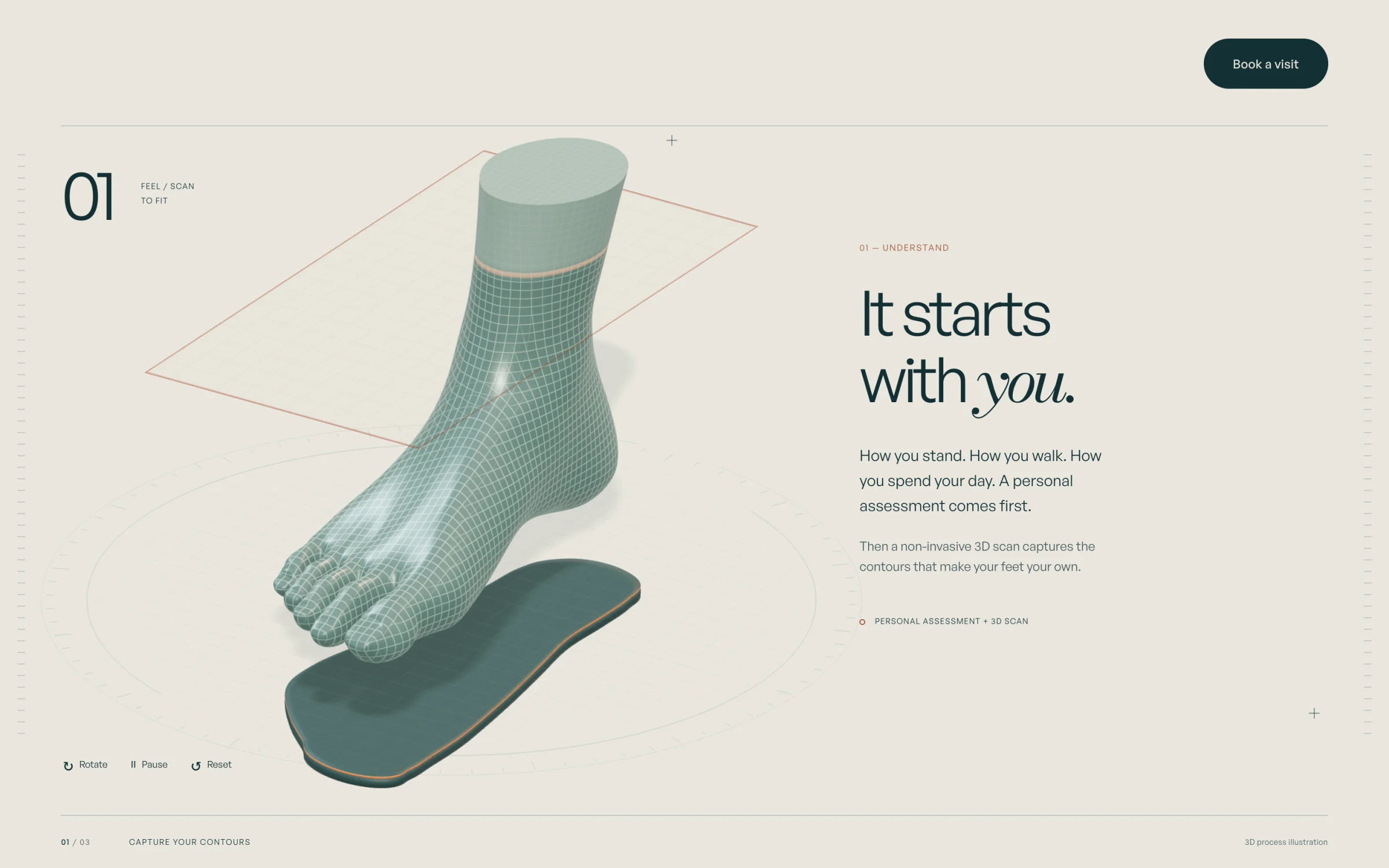 The live site at chapter 01: “It starts with you.”