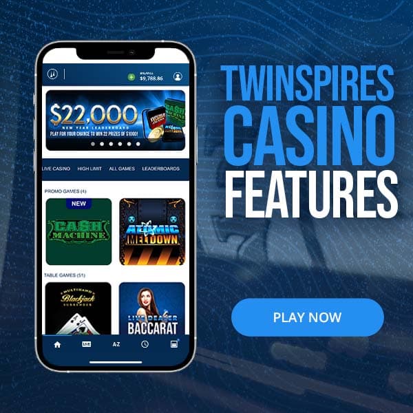 Twinspires casino features promotional design